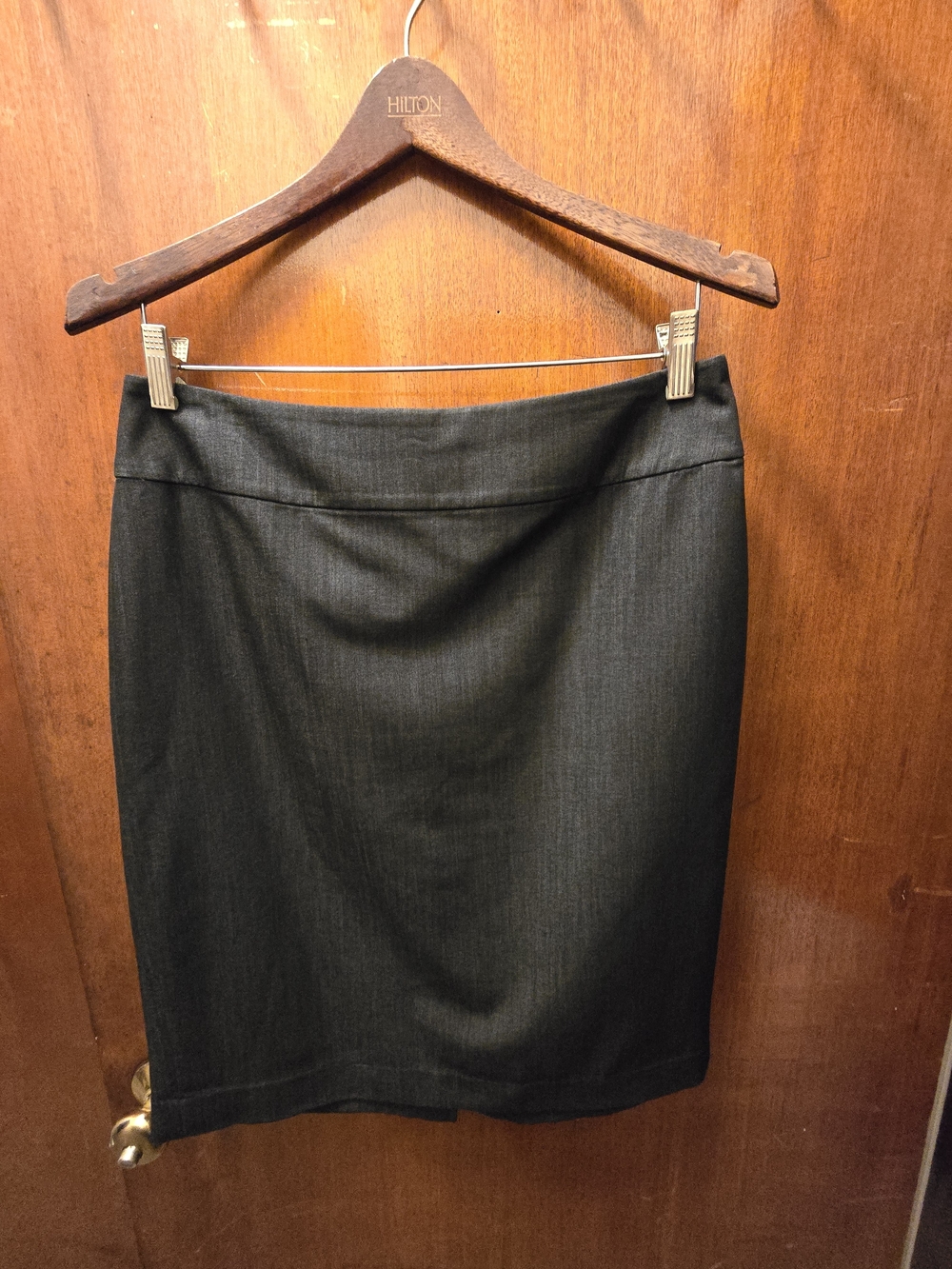 Anne Klein Dark Gray Pencil Skirt